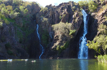 Swim in the waterfalls on our Outback Tours