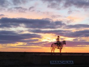 Sunset and Overnight Stay at the Prairie Hotel in Parachilna